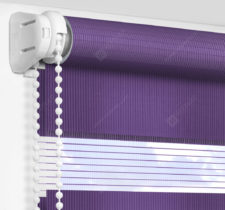 Рулонные шторы День-Ночь - Делия фиолетовый